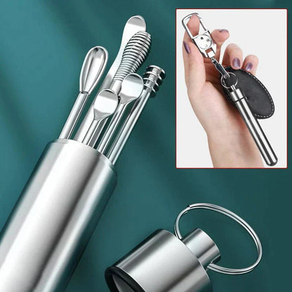 6pcs Set Stainless Steel Ear Picking Tool